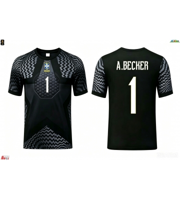 Brasil Alisson Becker #1 Portero Primera Equipación Mundial 2026 Manga Corta Brasil Alisson Becker #1 Portero Primera Equipación Mundial 2026 Manga Corta